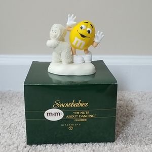 Snowbabies I'm Nuts About Dancing (M&Ms)